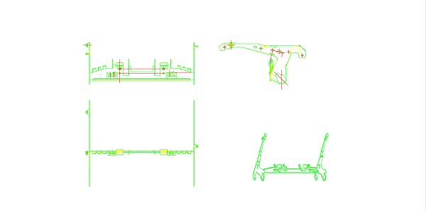 支架五金沖壓件2D圖紙 支架五金沖壓件2D圖紙