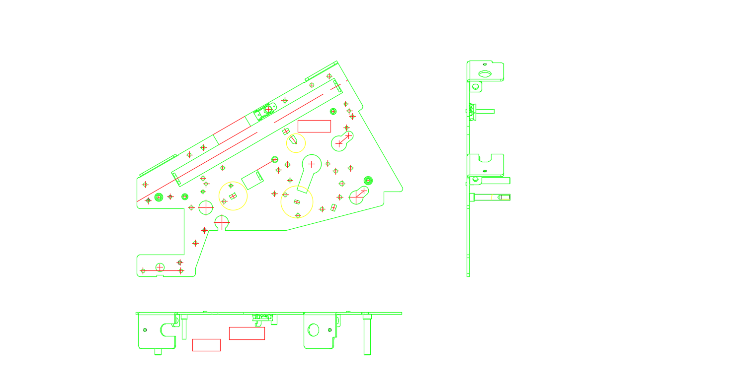 電解板五金沖壓件2D圖紙 電解板五金沖壓件2D圖紙