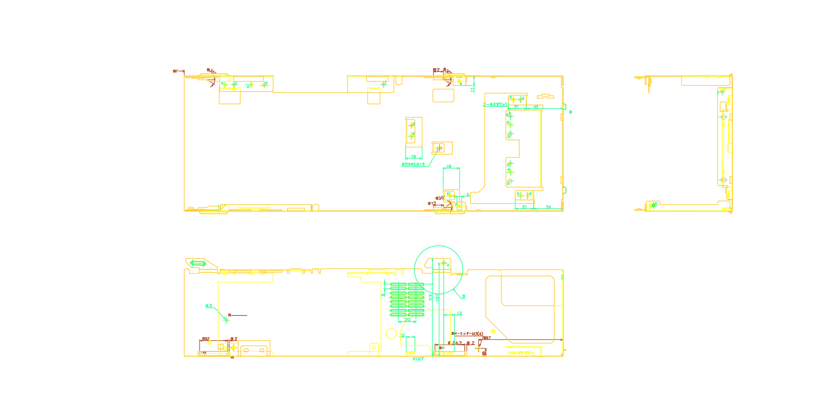 鍍鋅板五金沖壓件2D圖紙 鍍鋅板五金沖壓件2D圖紙